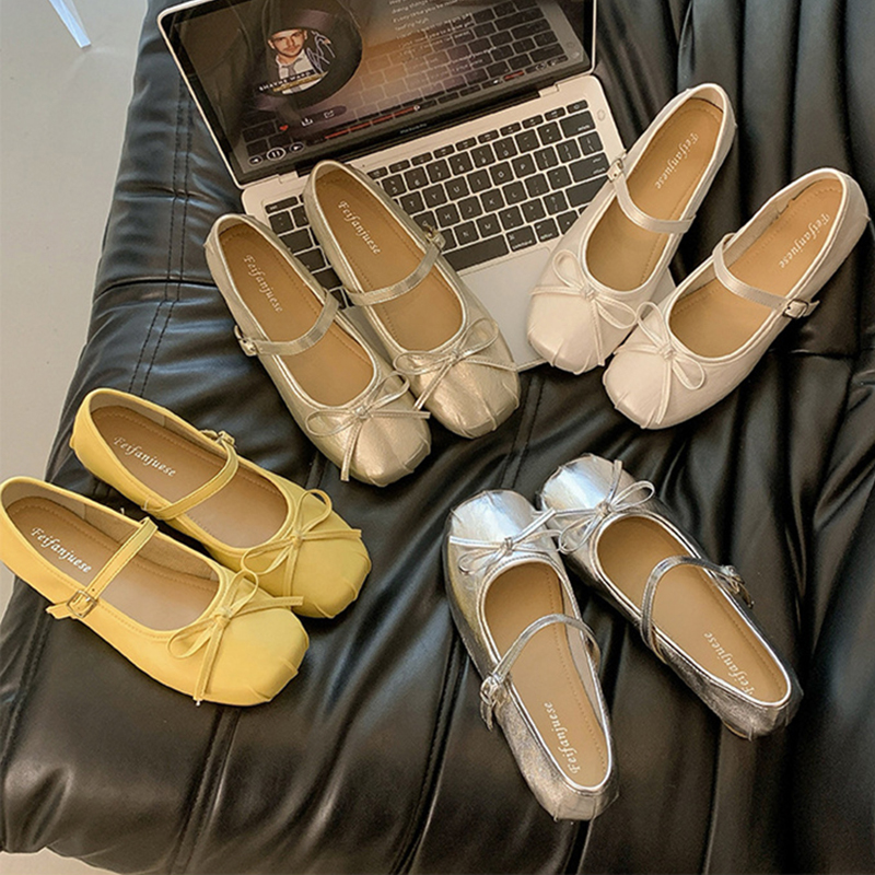 summer ballet flats heels loafers womens mary jane shoes fashion leather soft insoles low heels dress shoes luxury ballerina flats designer sandals