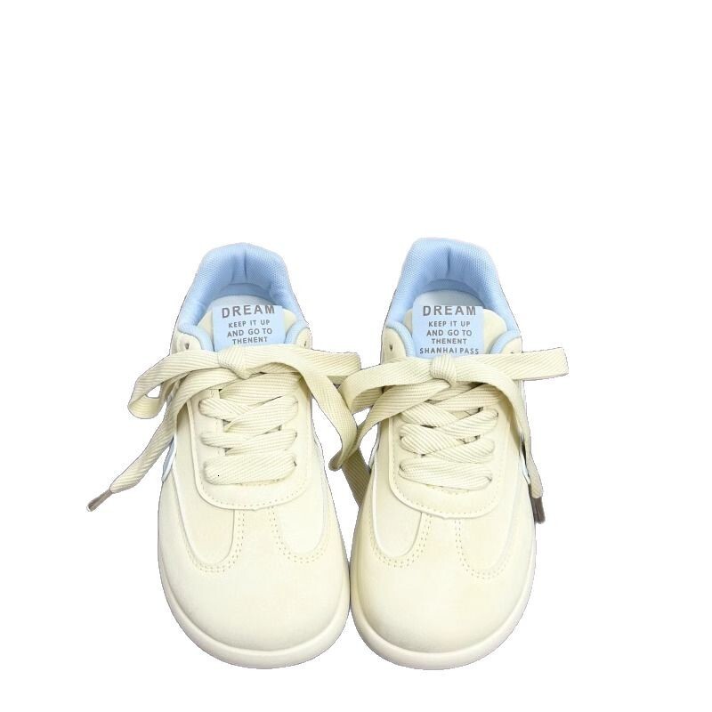 Ddmysports Spring New Korean Style Versatile Blue Casual Sneakers Women S Lightweight Sports White Trendy German Training Shoes Outdoor Shoes