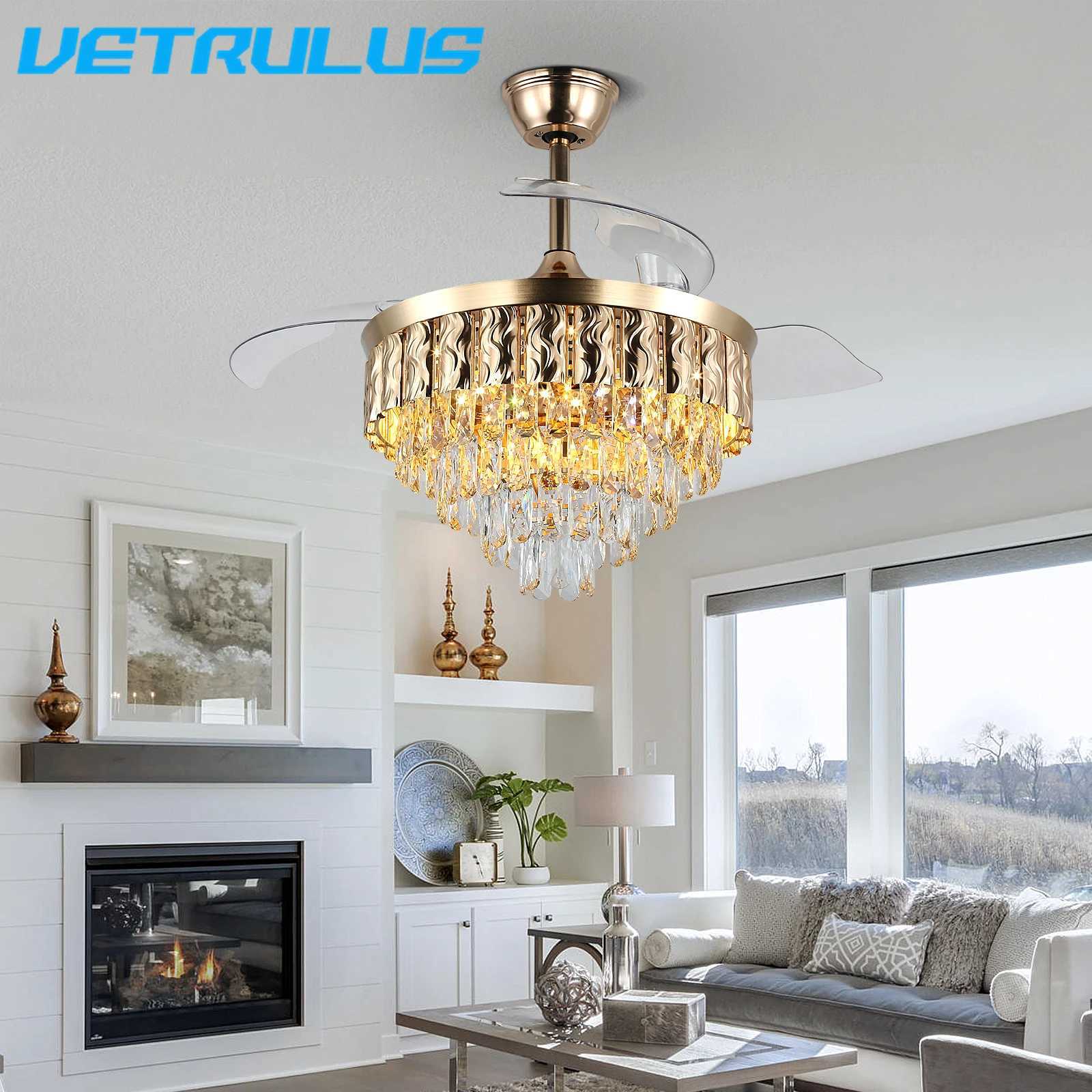 Smart Modern Ceiling Fan Lamp Remote Control Living Dining Room Ceiling Fan LED Light Indoor Fixture Reversible BLDC Intelligent W250613