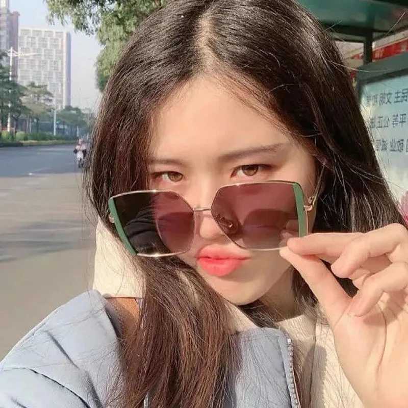 Square Sunglasses Women 2024 Vintage Brand Oversize Womens Sun Glasses Black Female Glasses Men.s UV400 Sunglasses Z250614