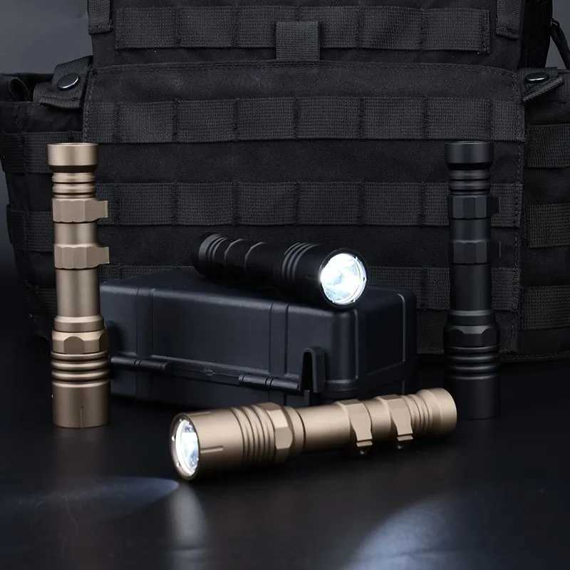Tactical PLHV2 High Power Flashlight 1300Lumen Scout Light Metal Outdoor Lighting Hunting Airsoft Accessories Weapon LampXJ250613