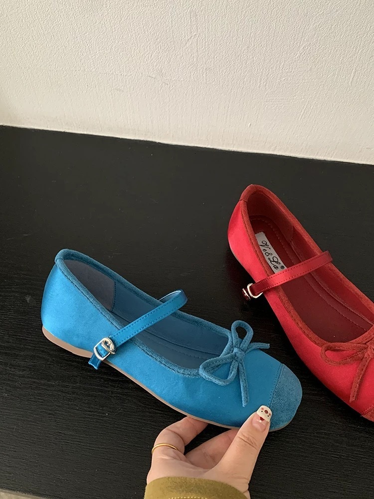 Ddmyoutdoor Flat For Women New Summer Mary Jane Ballet Grandma Gentle Evening Shoes Loafers Outdoor Shoes