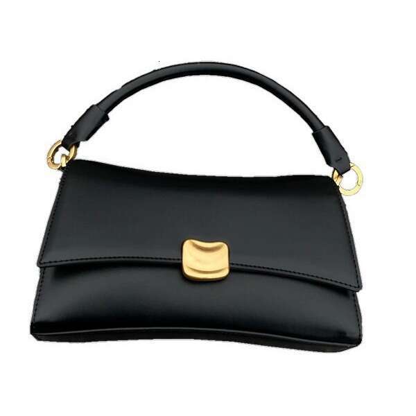 Black Underarm for Women New High-Quality Texture Niche Design Single Shoulder Handbag Small Square Crossbody Bag