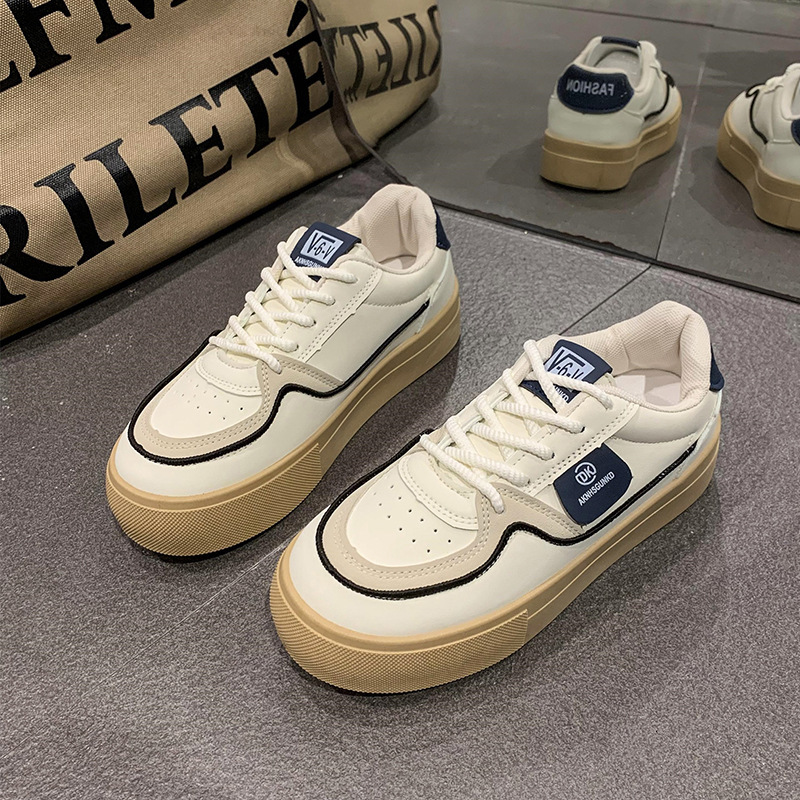 Ddmysports Platform Training For Women New Spring And Autumn Thick Soled White Agan Shoes Casual Sports Sneakers Outdoor Shoes