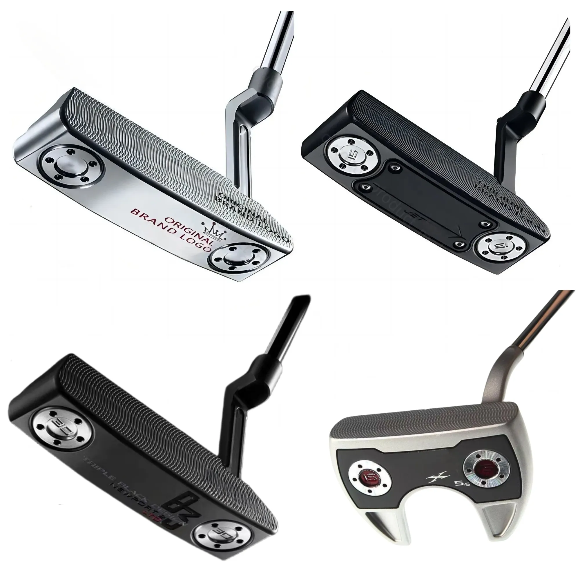 AAA 2025 New Arrival High Quality Putters Golf Club B3 Triple Black Design LTD Newport 2 Super Select 32/33/34/35 Inches Right Hand Phantom Putter Grip With Putter Cover 8