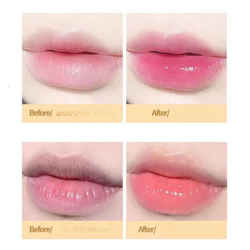 3 Colors Magical Lipstick That Changes Color with Temperature Keeps Lips Hydrated and Luscious Lip Beauty Makeup happy