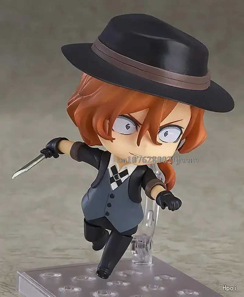 10CM Figure Rysuke Akutaga 1191 Chuya Nakahara PVC Action Figure Q Version 657 676 Bungo Stray Dogs Model Cute Toys For KidsXJ250614