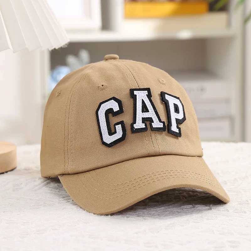 CAP Letter Childrens Baseball Cap Breathable Thin Sun Protection Caps for Boys and Girls Sports and Casual Sun Protection Caps W250614