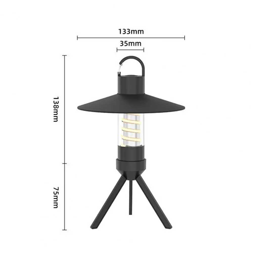 Safe Camping Light Super Bright LED Camping Lantern for Hiking Fishing Emergencies Dimmable Waterproof Rechargeable Tent Light W250613