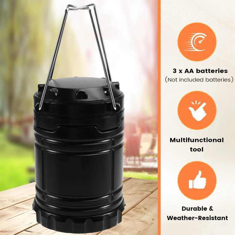Foldable Camping Light LED Portable Lantern Outdoor Use Lantern Camping And Hiking Lights W250613