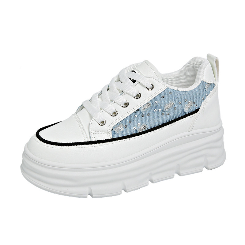 Ddmysports White Sneakers For Women Spring And Autumn New Korean Style Ins Female Student Casual Thick Soled Versatile Board Shoes Street Shooting Cy 