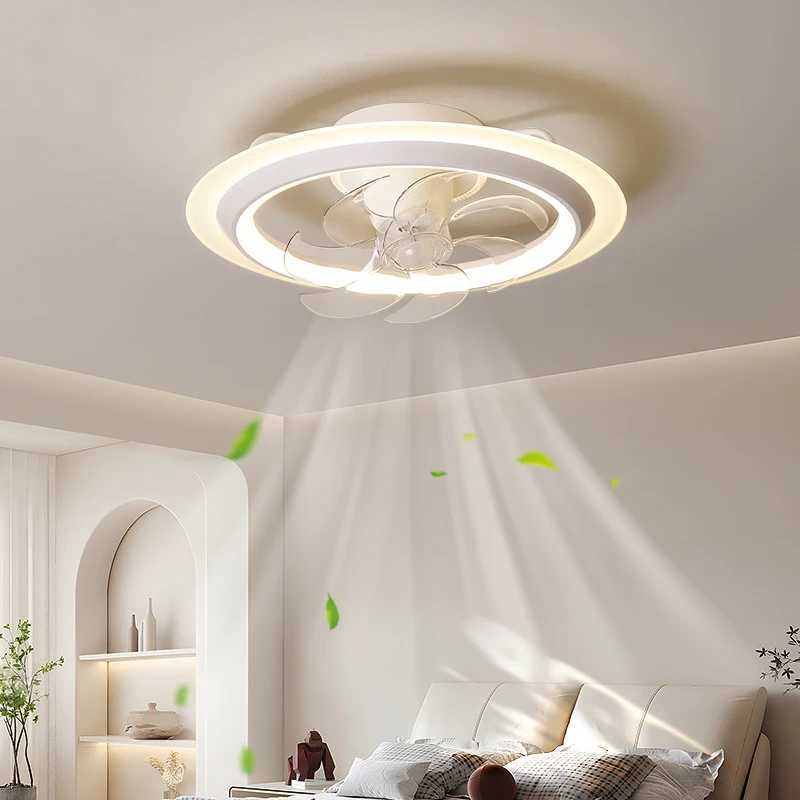 Minimalist Ceiling Fan Light Bedroom Light Modern Simple Quiet Restaurant Full Spectrum Eye Protection Lamp Ceiling LightXJ2500613