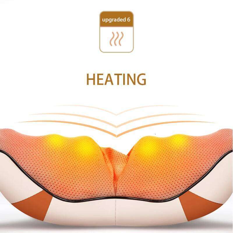 Jinkairui Electrical U Shape Shiatsu Back Neck Shoulder Body Massage Shawl Infrared Heated Kneading Car Home Device Pain Relief