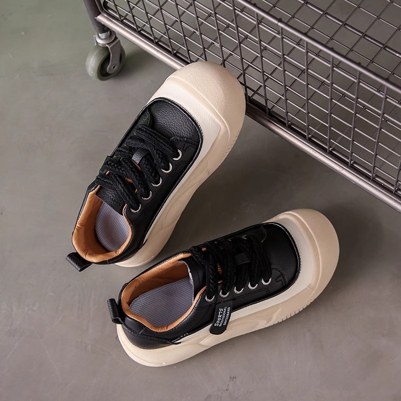 Ddmysports Height Increasing White Sneakers Spring Summer New Women S Soft Versatile Thick Sole Leather Casual Sports Shoes Outdoor Shoes