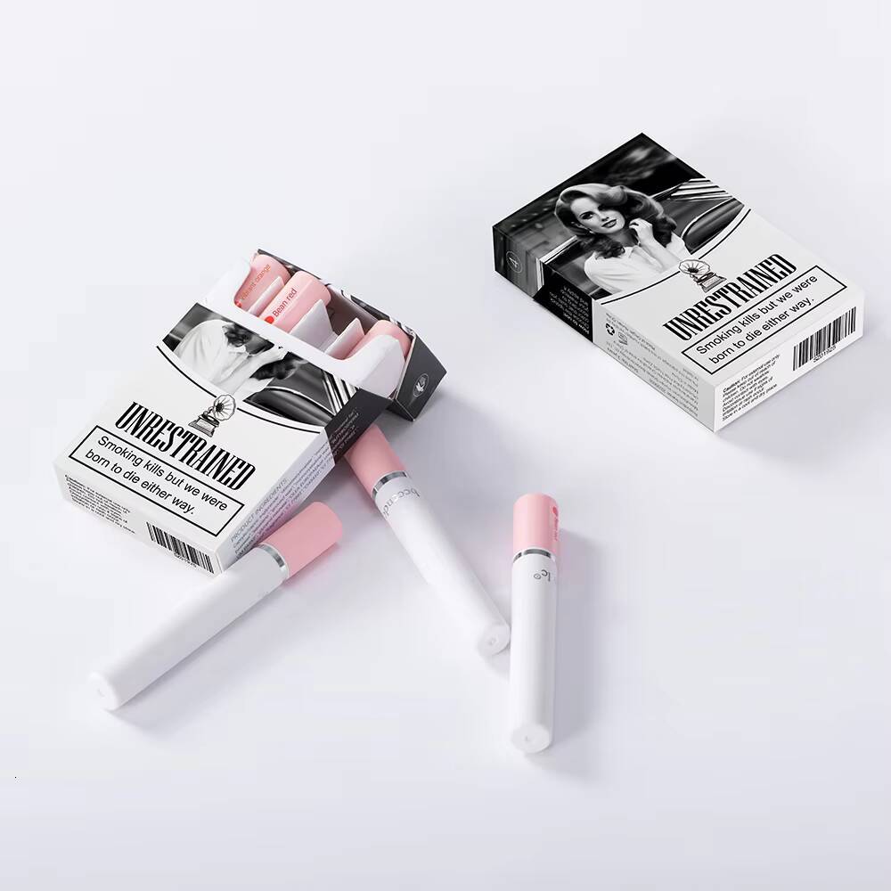 4pcs/set Matte Lipstick Waterproof, Easy to Apply, Non-Stick Formula for All Skin Types, Rich Red Shades happy