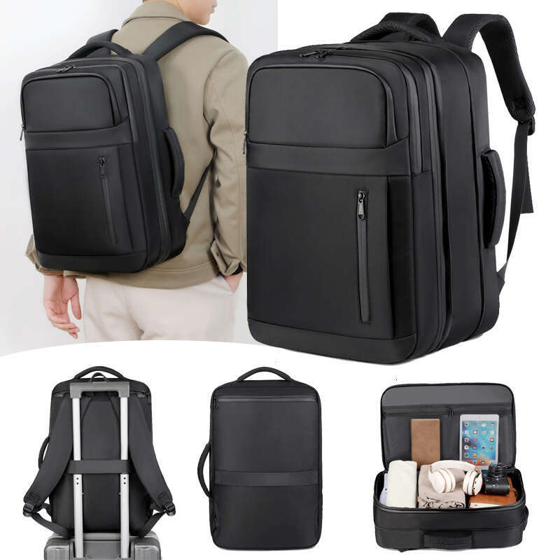 Business For Men, Vacuum Compression Large Capacity Travel Laptop Bag, Multifunctional Airbag Backpack