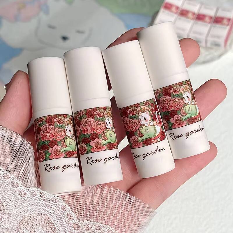 Rose Garden Matte Muse Mud Liquid Lipstick Waterproof Nude Lip Gloss Long Lasting Non-stick Cup Sexy Women Lipgloss Cosmetic happy