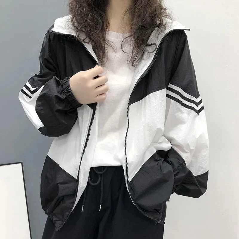 Sun Protection Clothing Womens Thin Short Jacket Korean Summer Loose Basic Coat Casual Breathable Sunscreen Outerwear 250611