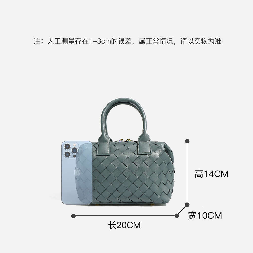 2025 Two-Layer Cowhide Woven Fashionable Stylish Tote Bag Genuine Leather Shoulder Handbag For Women Daily Matching