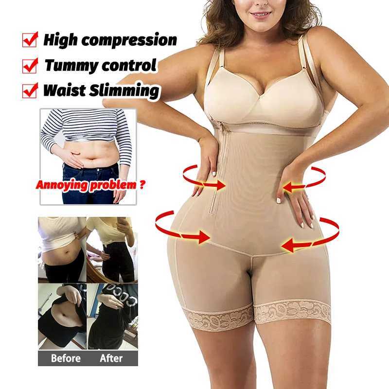 Slimming Panties Original Colombian Girdles Shaper High Waist Tummy Control Body Shapewear Female Abdomen Belly Reducing Sheath XJ250614