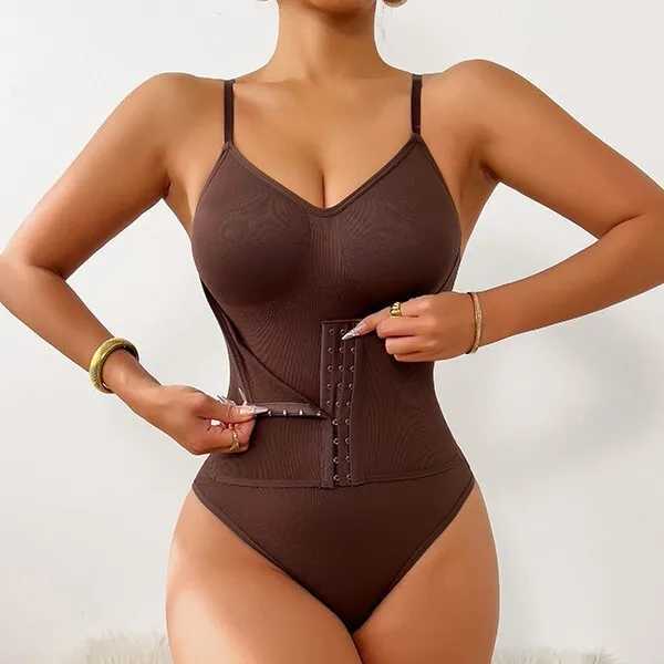 New Firm Tummy Control Thong Bodysuit Shapewear With Zipper Belt Women Fajas Body Shaper Waist Slim Cincher Corset Tops XJ250614