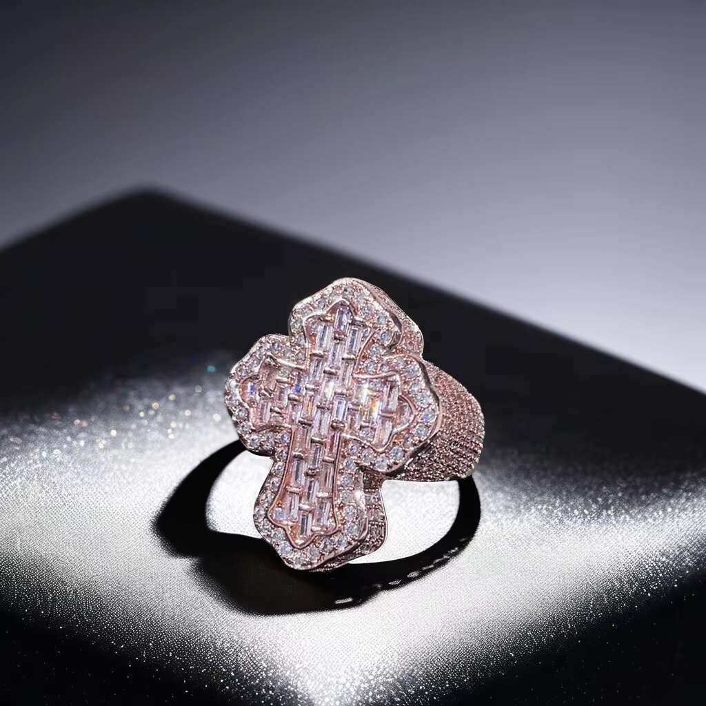 Rapper High Quality Championship Ring Iced Moissanite Stone Wholesale Popular 925 Silver Moissanite Ring for Men