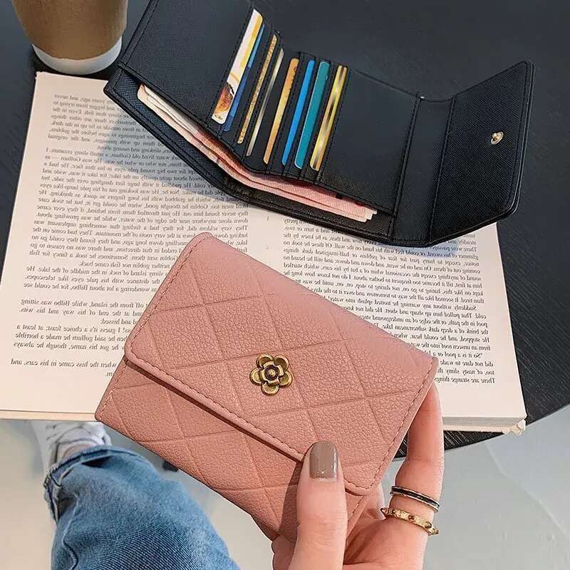 Designer Bag Luxury Bag Free Shipping Shoulder Wallets Womens Short Dia Shaped Multiple Card Spaces Zero Wallet