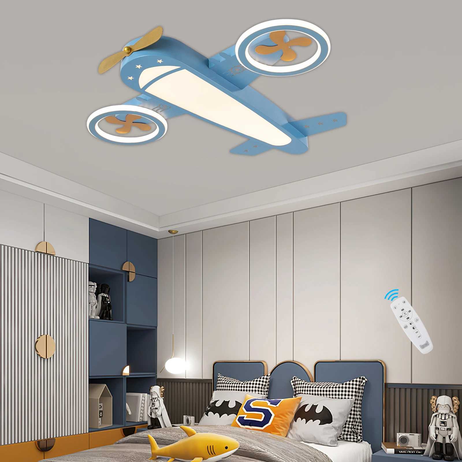 85-265V Dimmable Remote Control Ceiling Light 4800LM LED Ceiling Light Fixture with Fans Ceiling Lamp for BedroomXJ2500613