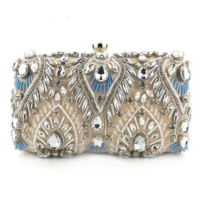 Rhinestone Clutch Bags Exquisite Female Clutches Pearls Beaded Chain Handbags Wedding Purse Shouler Bag Zd1234