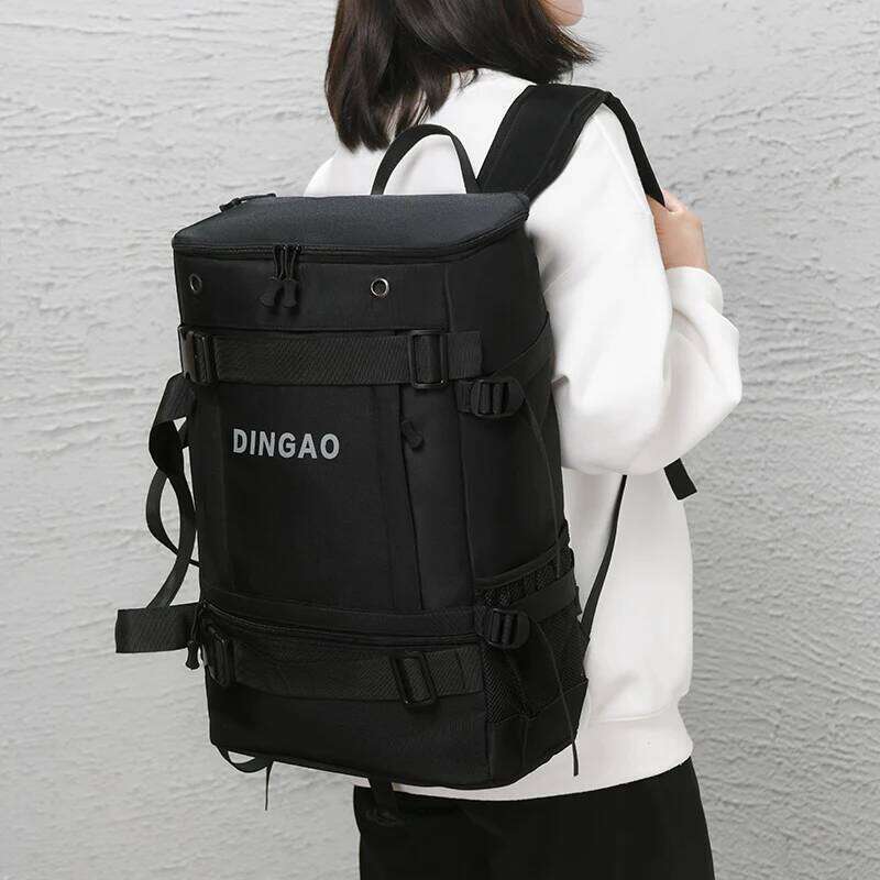 Men Fashionable Casual Backpack Multi Carrying Way Waterproof Bag Skateboard Compatible Travel Rucksack With 2 Colors