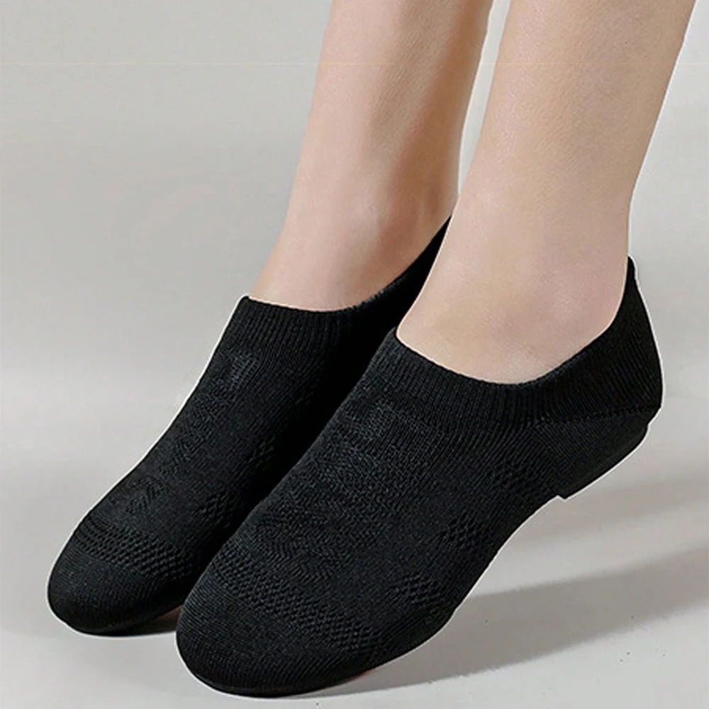 Women Ballet Dance Shoes Flat Bottom Indoor Slippers Soft Sole Training Yoga Shoes Girls Dancing Sneakers 250613