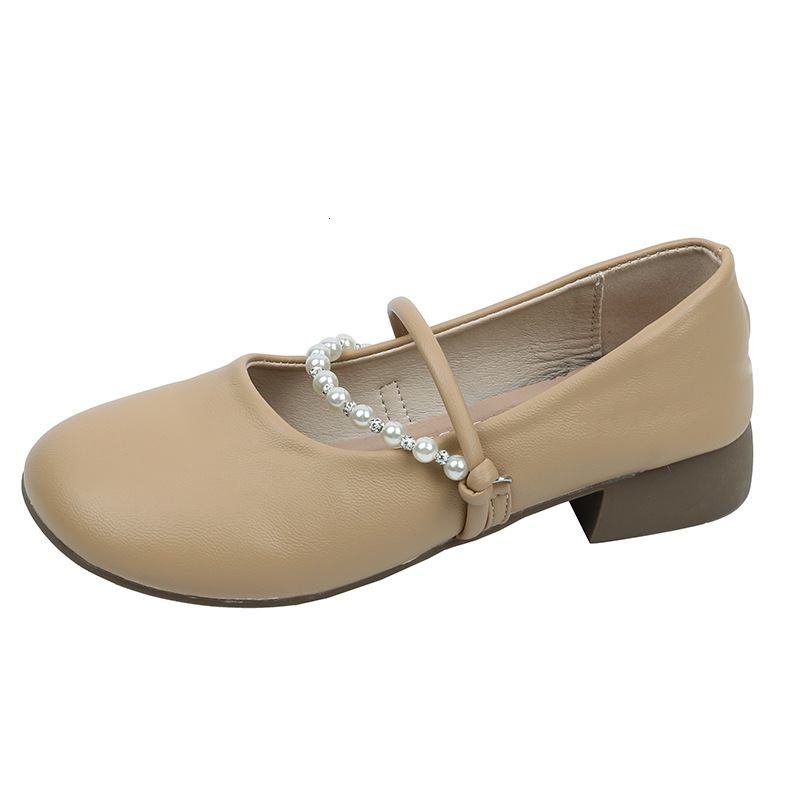 Ddmyoutdoor Autumn Korean Style Mary Jane With Skirts Soft Sole Women S Evening Gentle Low Heel Fashion Single Shoes For Outdoor Shoes