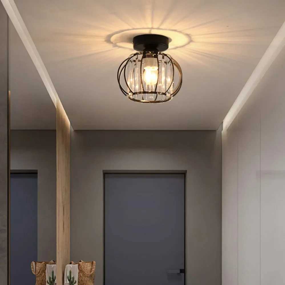 Nordic Modern Simple LED Ceiling Lights Acrylic Crystal Lampshade Unique Lamp Designs Wall Aisle Corridor Living Room PendantXJ2500613