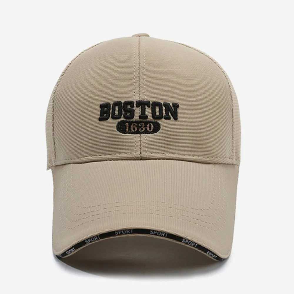 Baseball Cap Korean Washed Cotton Soft Top Hat Four Seasons Mens and Womens Embroidered American Letter Cap W250614