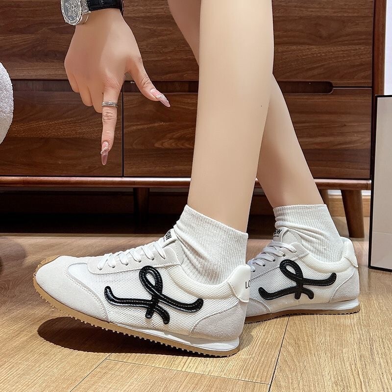 Ddmysports Summer Mesh Breathable German Training For Women New Versatile Flat Agan Casual Sports Shoes Outdoor Shoes