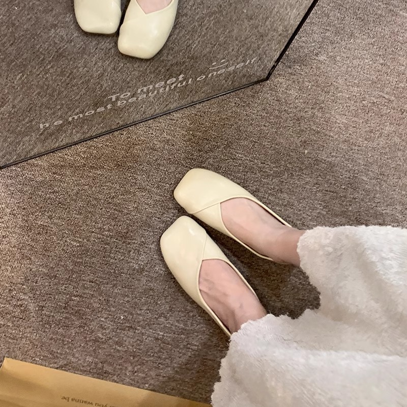 Ddmyoutdoor Ddmyoutdoor Shallow Mouth Grandma For Women Summer New Mary Jane Flat Single Loafers Gentle Evening Style Shoes Outdoor Outdoor Shoes