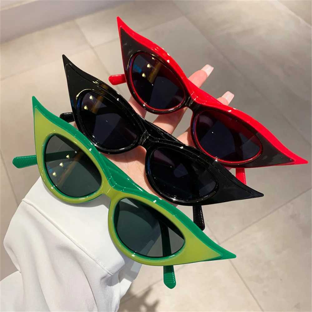 KLASSNUM Luxury Cat Eye Sunglasses Women Y2K Fashion Personalized UV400 Sun Glasses Travel Driving Eyewear Anti-UV Eyeglasses Z250614
