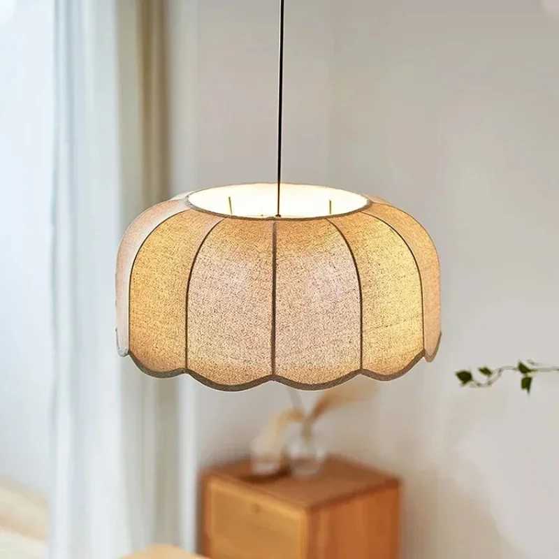 Nordic Fabric Art LED Pendant Lights for Living Dining Room Food Tables Study Bedroom Chandelier Home Decor Lusters Luminaires XJ2500613