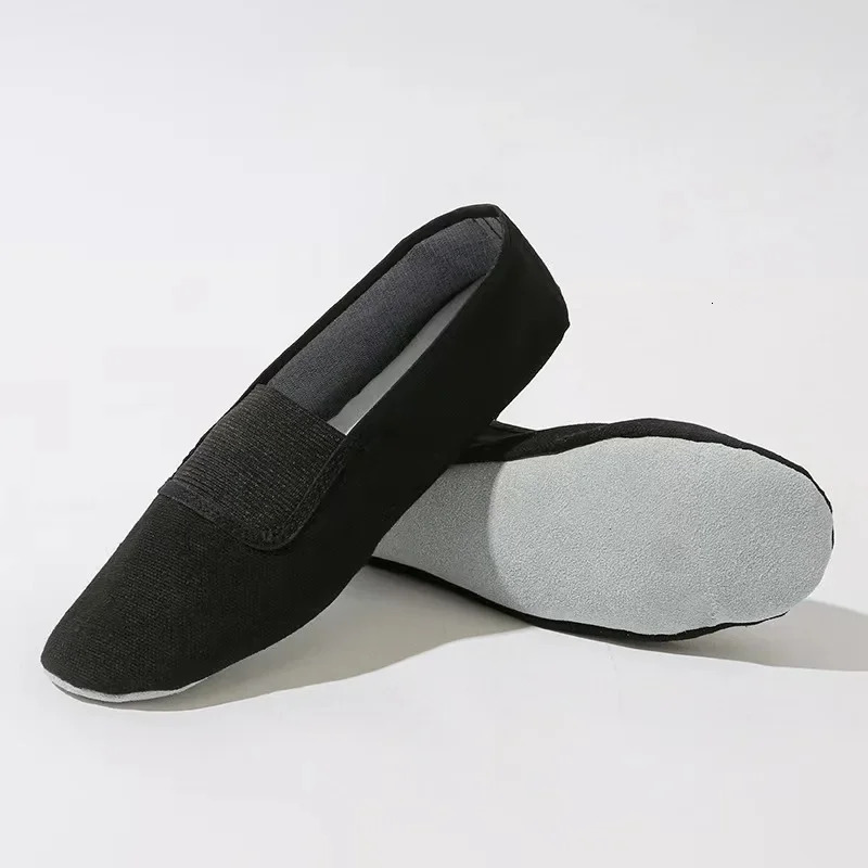 Flat Canvas Head Black White Soft Zapatos De Punta De Ballerini BD Ballet Belly Gym Yoga Dance Shoes Children Woman Man 250613