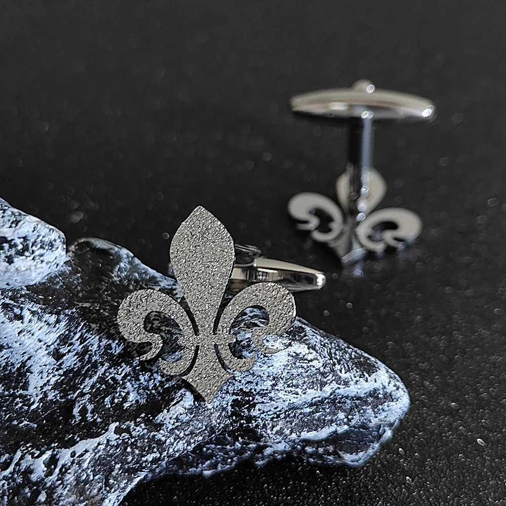 Celtic Flower Cufflinks Stainless Steel Symbol Cufflinks Vintage Religious Jewelry Trendy Men Wedding Anniversary Gifts XJ250614