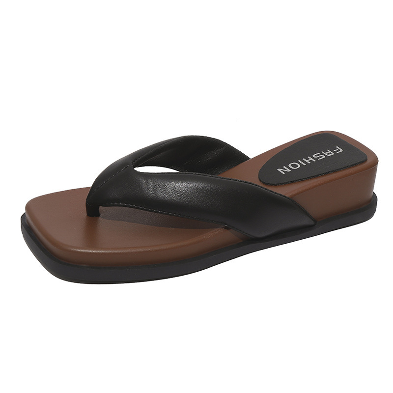 Ddmyoutdoor Toe Clip Flip Flops For Women Summer New Style With Skirts Beach Shoes High End Fashion Casual Sandals Outdoor Shoes