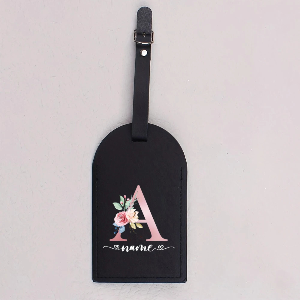 Personalized Custom Name Leather Luggage Tag Suitcase Label Baggage Tags Travel Accessories Mothers Day Wedding Gifts for Her 250614