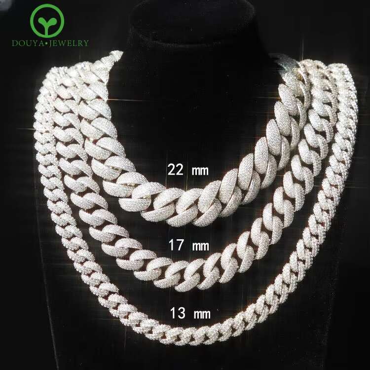 Luxury Designer Moissanite Necklaces with Secure Snap Clasp & High-Quality Craftsmanship