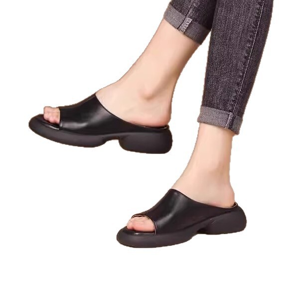 Ddmysports Lightweight Thick Soled Sandals New Summer Flat Slippers Casual Comfortable Soft Women S Shoes Outdoor Shoes