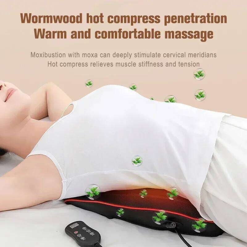 New Pattern Lumbar Lumbar Massage Cushion, Cervical Kneading Multifunctional Massager, Spinal Back Massager