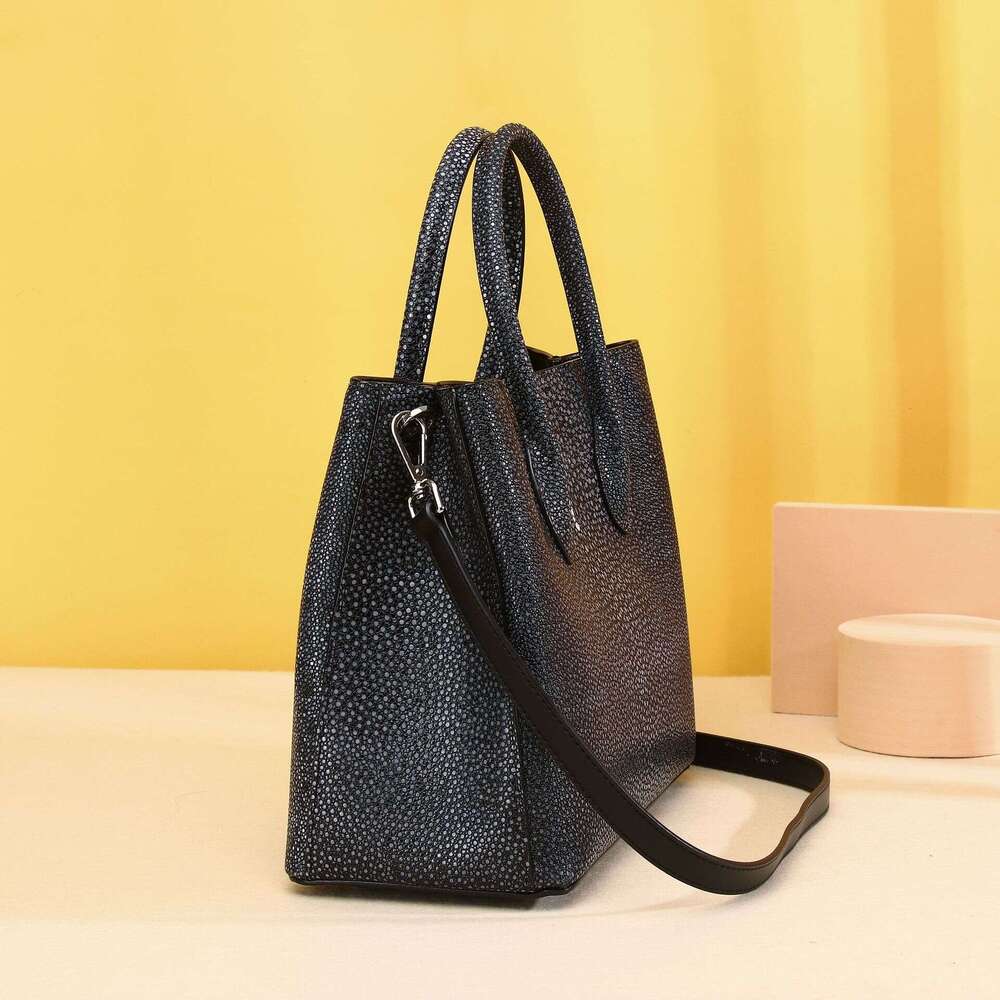 Fish New Smooth Pearl Pattern Garden High-end Shoulder Crossbody Bag Classic Women's Handbag