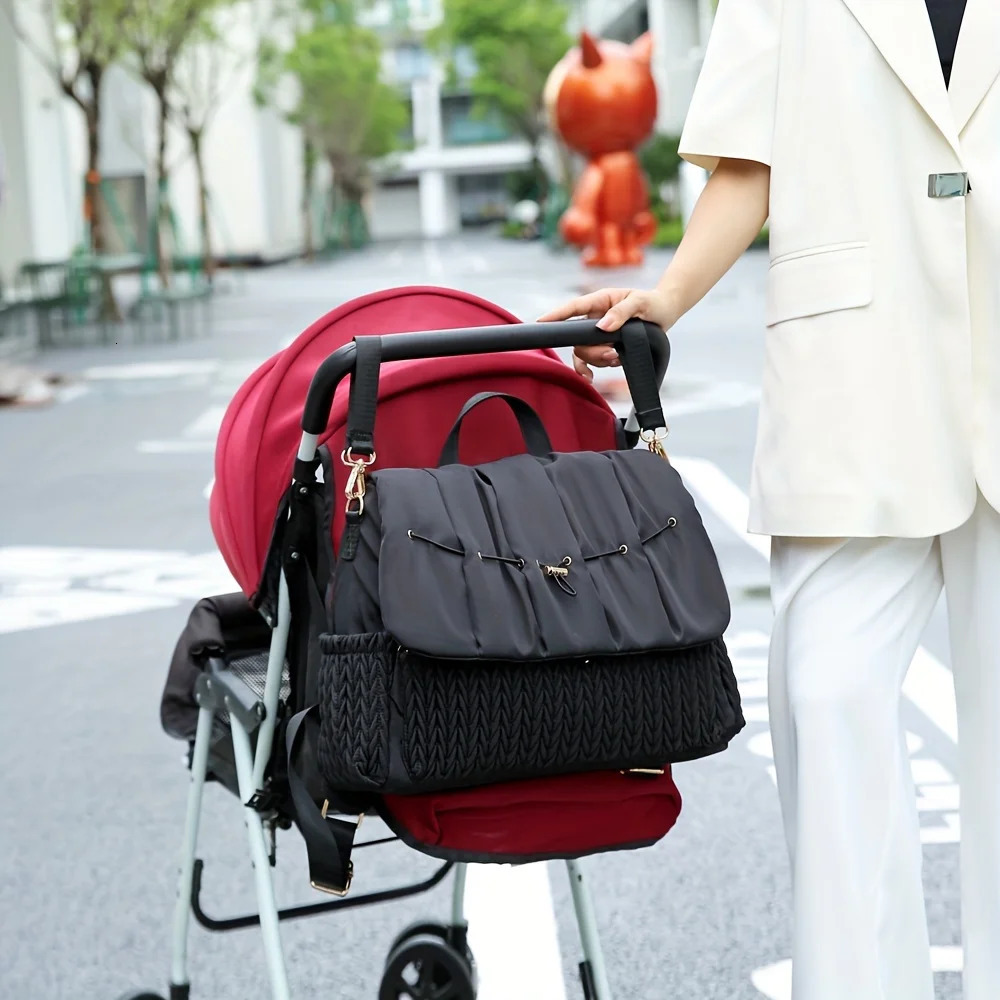 Large Capacity Mommy Diaper Bags Womens Hospital born Nurse Bag Backpacks with changing mat Convenient Bab 250614