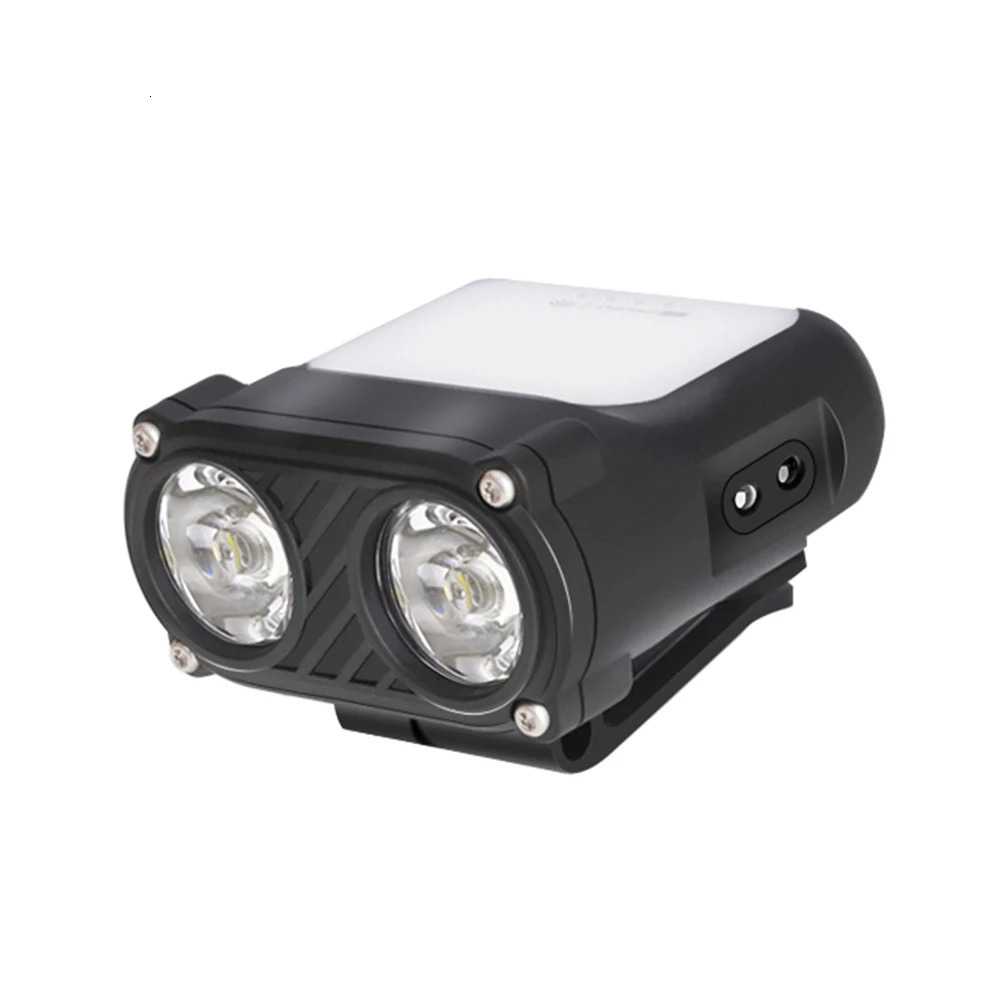 Dual Beam COB LED Headlamp Type-C Charging Cap Hat Light 1200mAh Keychain Light LED 500LM 5 Modes Waterproof for Outdoor Running 250611