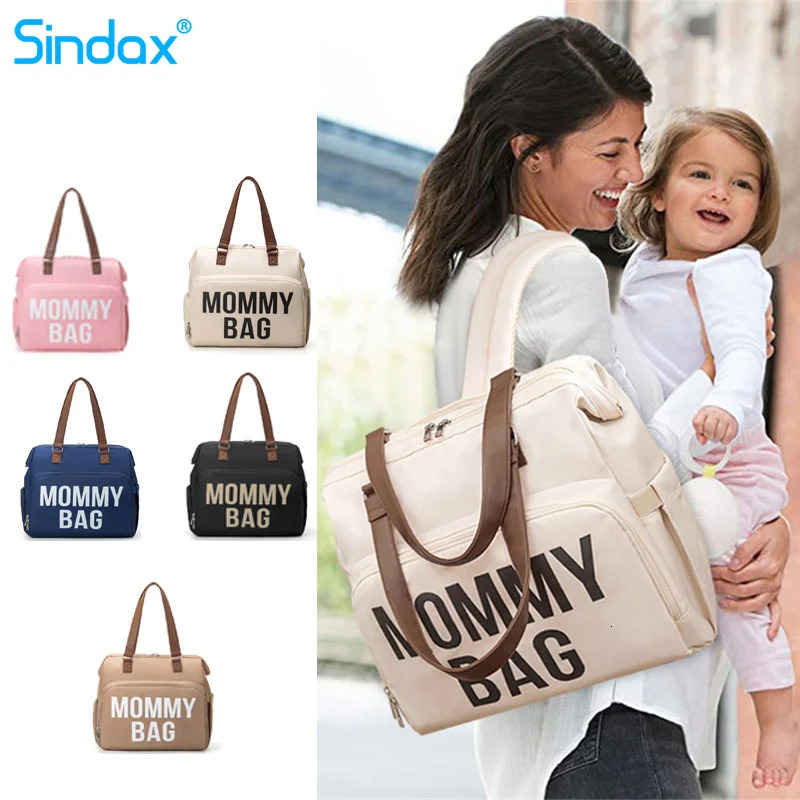 Fashion Mommy Bag Backpack for Outdoor Travel Baby Care Large Capacity Multifunctional Diaper Bag Nappy Organize Stroller 250614