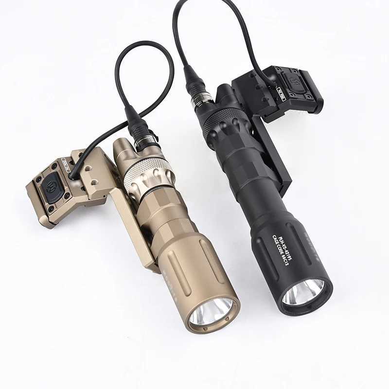 Tactical PLHV2 Modlit Flashlight 1300 lumens High Power PLH-V2 Scout Light Modbutton Switch Light Mount Base Airsoft Weapon Gear XJ250613